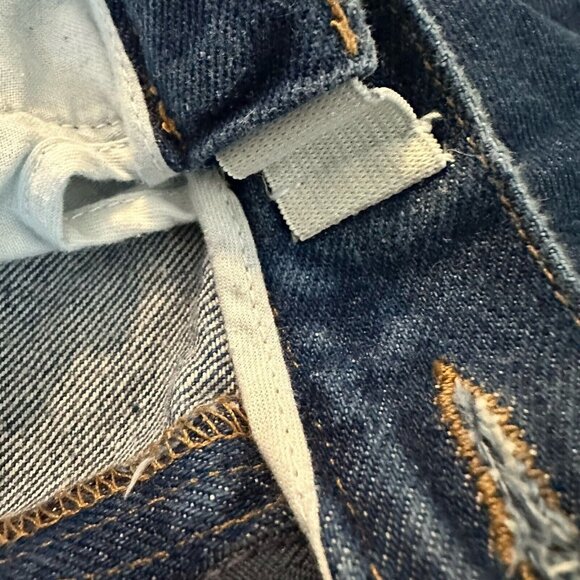 LL Bean Jeans Mens 38 X 29 Blue Denim 100% Cotton Comfort Waist Straight Leg - Picture 7 of 7